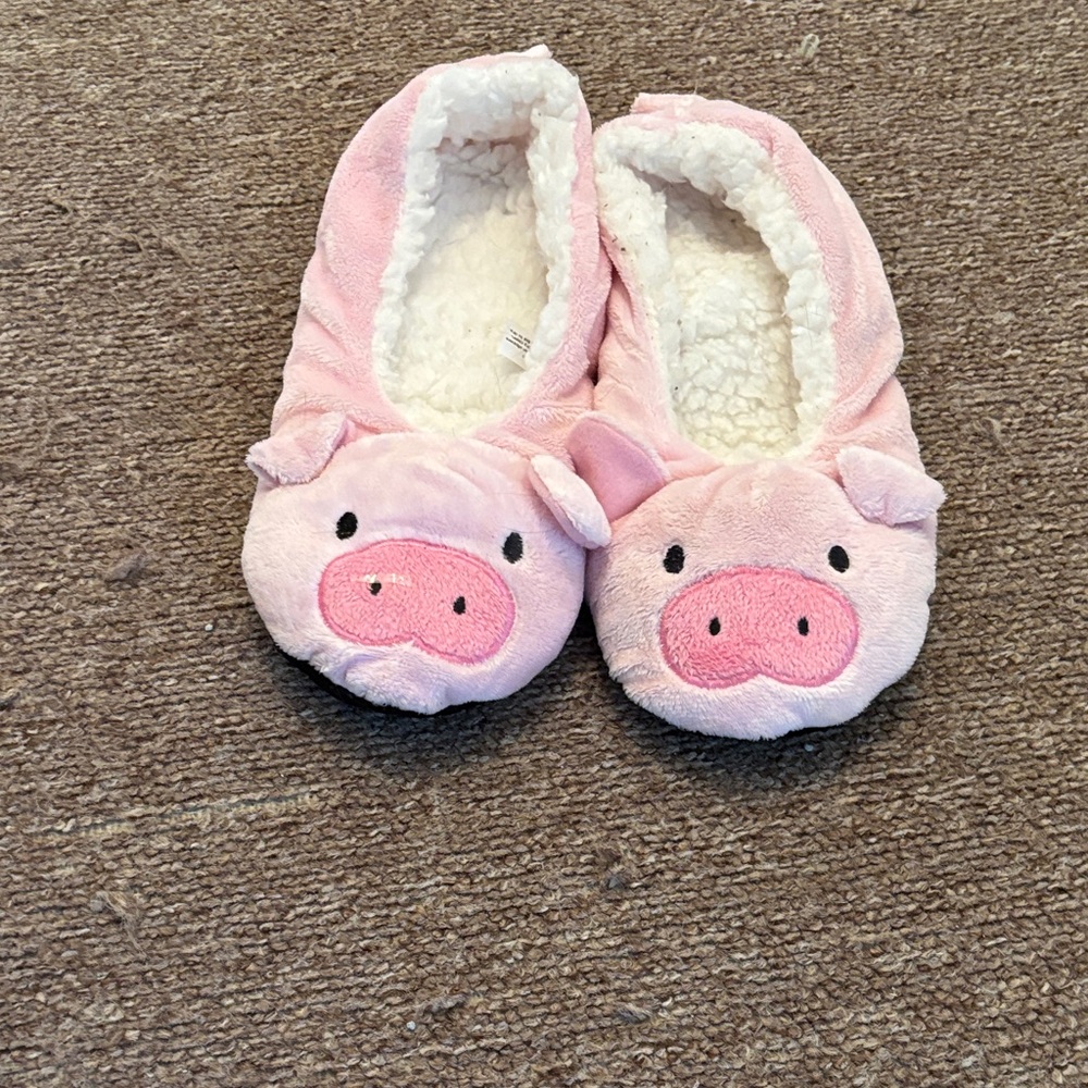 Pink Piggy Slippers
